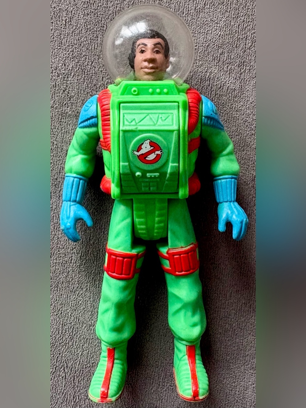 The Real Ghostbusters: 1989 Winston Zeddmore Super Fright Features Figure Kenner